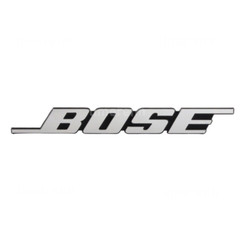 2PCS DIY For BOSE Aluminum Logo Badge Replacement Piece 110mm X 14mm