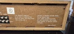 Morse Electro Corp 8 Track 4D quadrophonic Receiver Stereo System 447 FOR PARTS