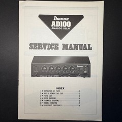 VINTAGE IBANEZ AD100 ANALOG DELAY SERVICE MANUAL