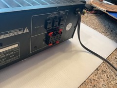 Kenwood KM-208 Stereo Power Amplifier Powers On Untested