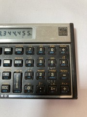 Vintage HP-15C Black Silver Portable Programmable Scientific Calculator
