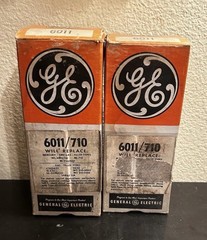 General Electric 6011 / 710 Thyratron Vacuum Tube NOS Grid Controlled Rectifier