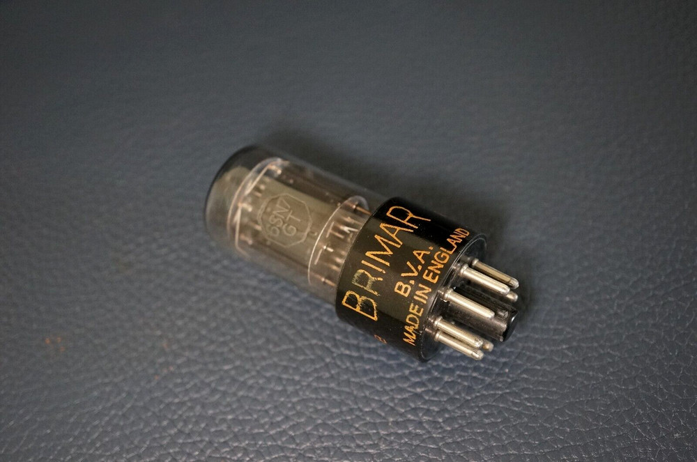 1 – BRIMA BVA 6SN7GT BLACK BASE AUDIO TUBE / 6SN7 CV1988