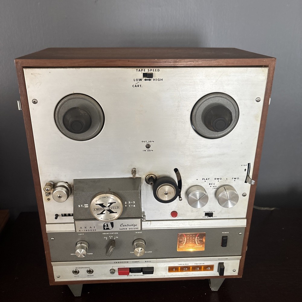 AKAI 1800SD REEL TO REEL ORIGINAL BOX Read Description