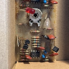 Strip Of Four Circuit Boards For Audio Projects One Is Missing Clear BulbVintage