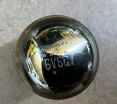 6V6gt Westinghouse Tubes *Clear Glass* Tested Good