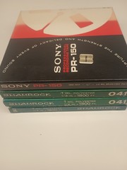 3 Shamrock, 1 Sony Recording Tape. Reel To Reel 1800 ft. 7″ 4 Lot