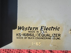Western Electric REP-111C Audio Transformer & KS-16816 Equalizer