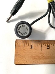Vintage Telephone Pickup w/ Suction Cup to TS 1/8” Male Connector Made In Japan