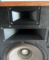 Vintage Pair of Klipsch Heresy II Loud Speaker System 4 ohm 94db RARE Tested!