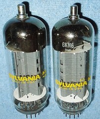 2 Matched NOS Sylvania 6KN6 Vacuum Tubes – 30-Watts for Audio or Transmitting