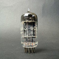 1950s 12AX7 ECC83 Tung-Sol Tube Gray Long Plate Square Getter TV7 Test NOS TS7-1