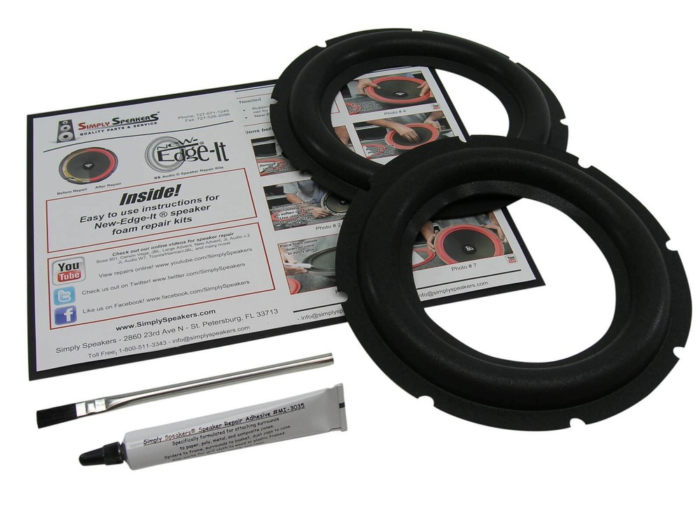 Rockford Fosgate HE Series 8″ Subwoofer Speaker Foam Surround Repair Kit