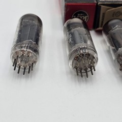 VTG NOS 12BH7 12BH7A Tube Lot 6 Pack RCA Sylvania Raytheon McIntosh Ampeg Audio
