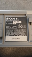 Sony SLV-N88 VHS VCR Player Tested Working 4-Head Hi-Fi Stereo No Remote
