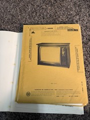 Sams Photofact Set 1416 July 1974 Admiral Sanyo Truetone Color TV + Morse T-4210