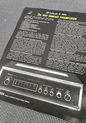 MCINTOSH C504 ORIGINAL PREAMPLIFIER INFORMATION & PERFORMANCE LIMITS J01155