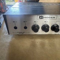 Bogen CHS 35B Vintage PA Amplifier – Powers On