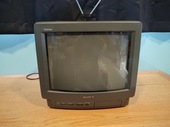 Sony Trinitron CRT TV KV-13M10 13″ Retro Gaming VCR TESTED