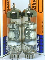 PL83 NOS SIEMENS N153 N309 15A6 Single ended UltraLinear Stereo Amp MATCHED PAIR
