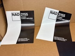 NAD Model 1155 Preamp / Preamplifier Service Manual *Original* 3 total