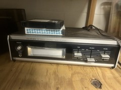 Vintage Lloyd’s 8-Track Stereo Tape Player – Untested – Woodgrain Cabinet