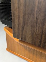 🔥1976 MGA Vintage CRT TV Retro Gaming 19” Tube RF MOD Woodgrain CLEAN 80s Color