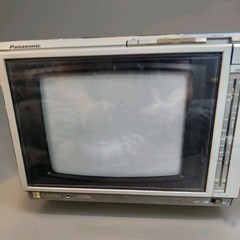 Vtg ’82 Panasonic ColorPilot CT-7711 Color TV 7″ Portable Retro Gaming CRT AC/DC