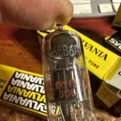 Sylvania Used Unknown Vintage Vacuum Tubes Radio AMP Tubes (Not sure Read)