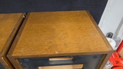 Vintage 1980 Klipsch Heresy Empty Cabinets HBR Factory Birch Veneer No Drivers