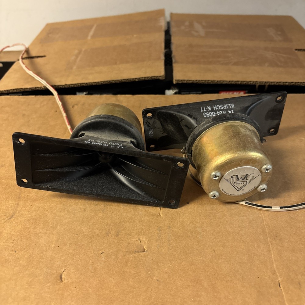 Klipsch K-77 Tweeters speakers