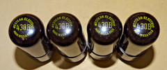 4 Western Electric Type 430B Cold Cathode Triode Radio/ Audio Tubes, NOS