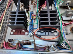 Mcintosh MC 2105 heatsink bracket insulator