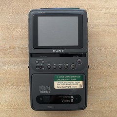 Sony GV-200 Video Walkman Video8 TV Recorder NTSC Untested For Parts Repair-READ