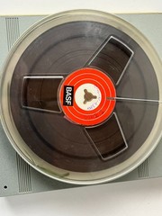 Lot 7 Scoth BASF Reel to Reel Tape Box Magnetic 7″ German Hard Plastic Case