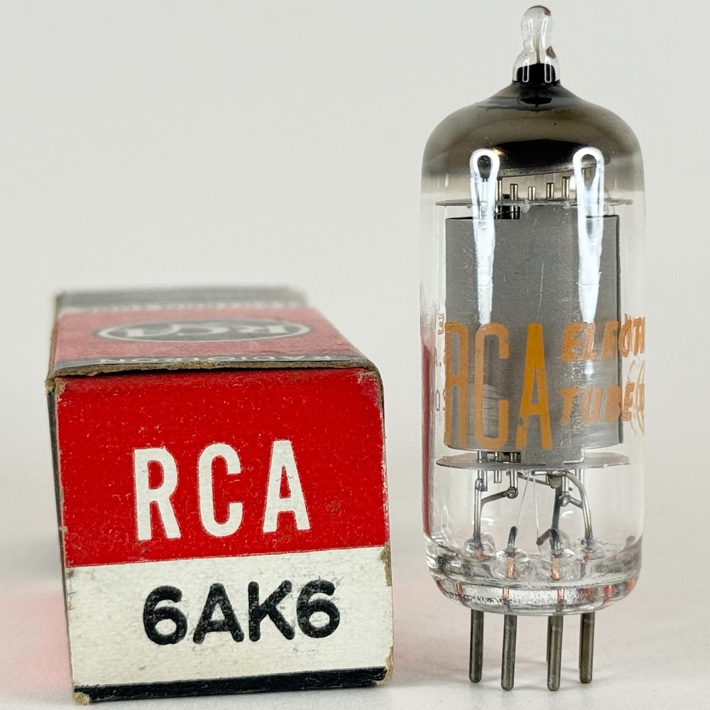 (1) Tested Very Strong RCA 6AK6 Tube with Box Date Code 6209 Pentode Vacuum Tube
