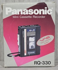Panasonic RQ-330 SLE VAS Cassette Recorder w/Box – TESTED –