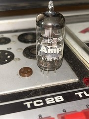 1 Amperex 6DJ8/ECC88 Vintage Tube Tested On Sencore Tc28 MADE IN HOLLAND