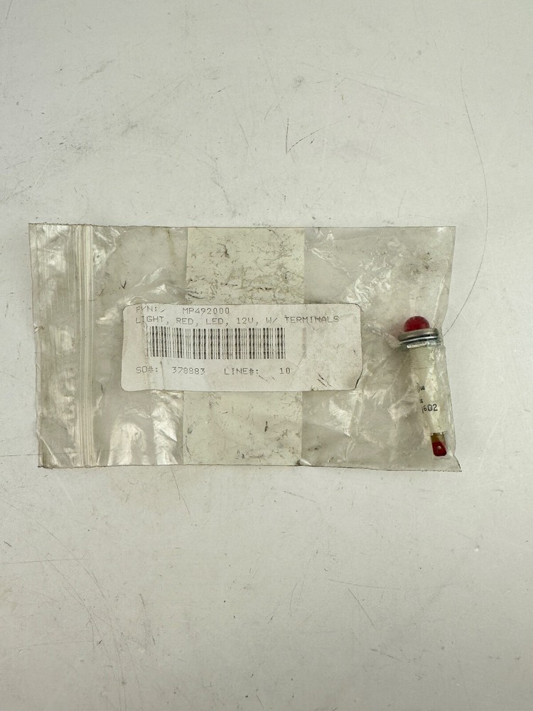 Pioneer Eclipse OEM Part # MP492000 Light, Red, Led, 12V, W/ Termi