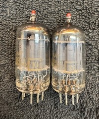 2 NOS NIB Matched Sylvania GB 5814A Audio Tubes