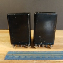 Matching Pair 1950’s RCA 8516392-1 Audio Input Transformers Brass Hardware 1.5″