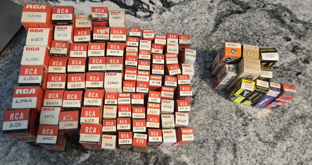 Huge Lot of Vintage GE & RCA & Misc Tubes