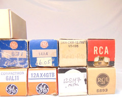 TESTED Mixed Lot of 16 Vintage Electron Vacuum TV/Radio Tubes, TESTED, Lot # 1