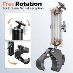 Ubeesize Starlink Mini Mount Adjustable Roof Rack Rv Pole Mount Kit For