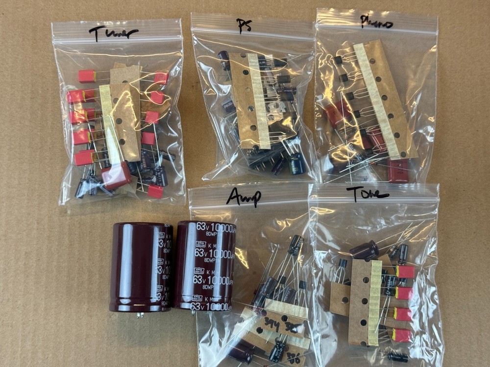 Marantz 2240 Complete Rebuild Kit High-Quality Receiver Recap Caps Transistors