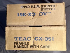 Teac CX-351 Stereo Cassette Deck for PARTS/REPAIR w/Original Manual SOLD *AS-IS*