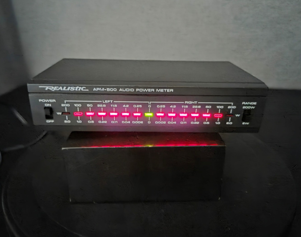 Realistic APM-500 Audio Power Meter Working VIDEO DEMO! 🎥📺✅