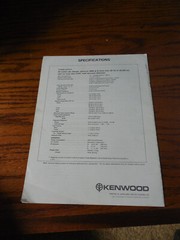 Kenwood KA-5700 Integrated Amplifier Instruction Manual