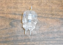 VINTAGE Eimac 15R vacuum tube – WWII surplus – Uranium Glass – Untested