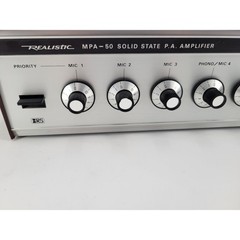 Realistic MPA-50 PA Amplifier Mixer now with Integrated Bluetooth!